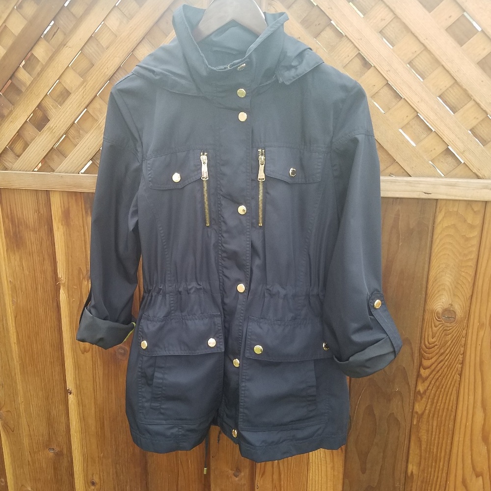 🚀SOLD🚀 MICHAEL Michael Kors Navy Rain Jacket